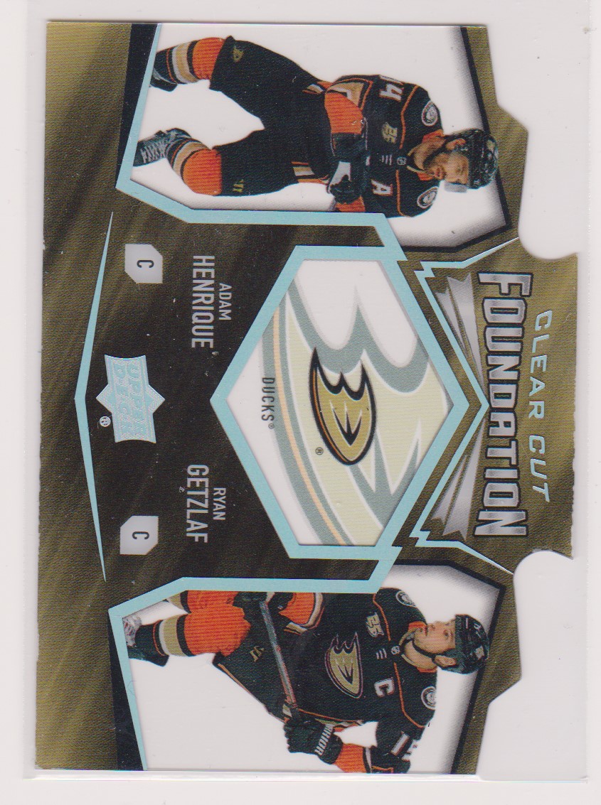 2019-20 Upper Deck Clear Cut Foundation #CCF26 Ryan Getzlaf (image for) 2019-20 Upper Deck Clear Cut Foundation #CCF26 Ryan Getzlaf